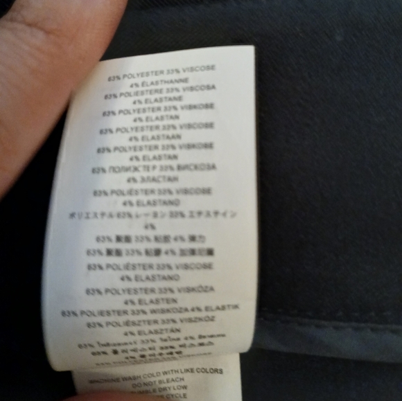 Michael kors Black Pant size 8 polyester Zipper womens used - Picture 4 of 14